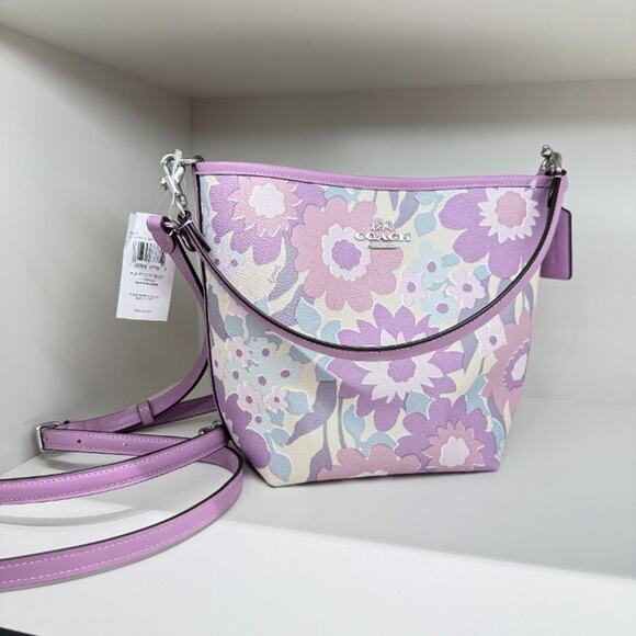 Coach CBG77 City Bucket Bag With Floral Print - Picture 1 of 6